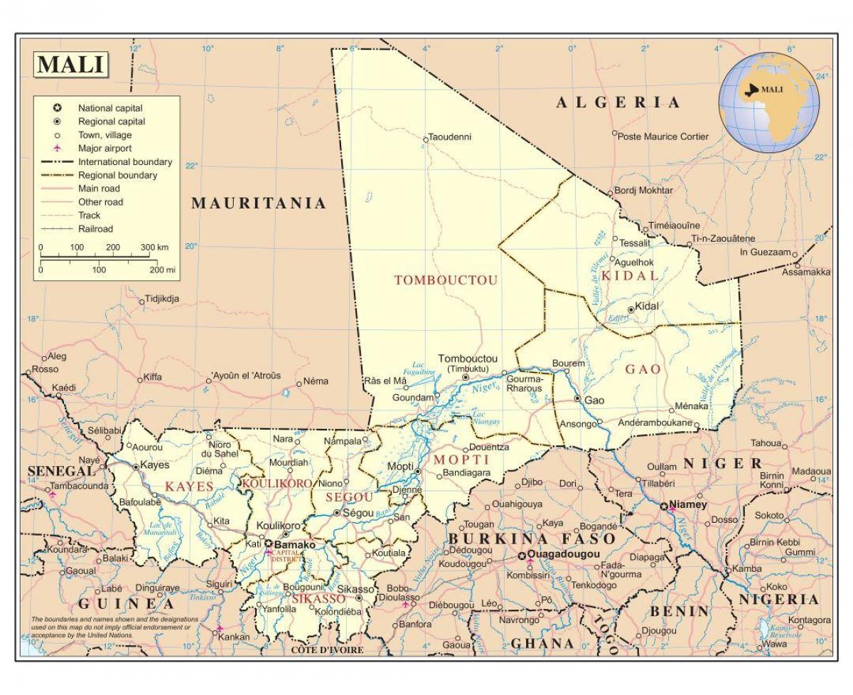 Carte du Mali profond